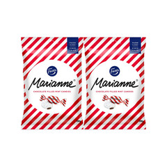 2x Fazer Marianne Peppermint Candy 200g Dark Chocolate Mint Toffee Vegan