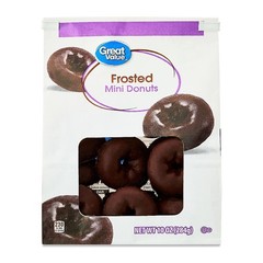 (4 pack) Frosted Mini Donuts, 10 oz