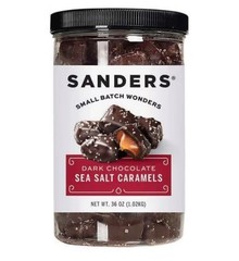 Sanders Dark Chocolate Sea Salt Caramels 36 oz