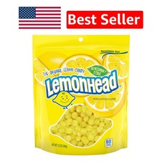 Resealable Bag of Hard Lemon Candy 12 oz – A Round Treat for All Ages