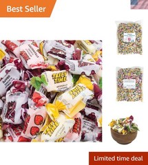 Tasty 2-Pound Bulk Assorted Fruit Chews – Perfect Sweet Treat for Any Occasion
