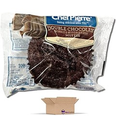 Chef Pierre Double Chocolate Muffins Individually Wrapped Value Pack | 4 Ounce