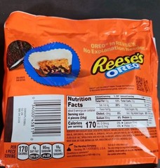 6 Pack~ Reese’s Oreo Milk Chocolate and White Creme Peanut Butter Cups Candy 9OZ