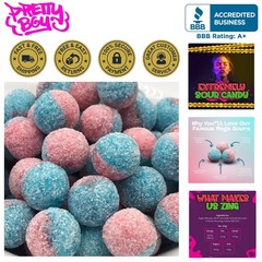 Exciting 200g Mega Sour Candy – Bubblegum Fizz for Birthday Celebrations
