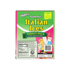 Wyler’s Authentic Italian Ices, 96-count package, 2 oz. each Variety Flavors