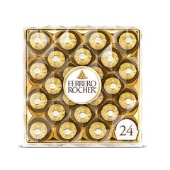 24 Count, Gourmet Milk Chocolate Hazelnut, Chocolate Gift Box, 10.6 oz