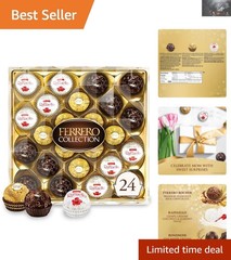 Gourmet 24 Count Ferrero Collection Chocolate Assortment – Perfect for Gifting