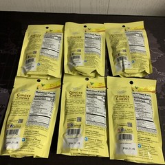 6x Prince of Peace LEMON Ginger Chews – 2 Oz 14 Pieces Each (84 Total)