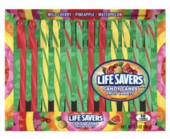 72 – Candy Canes – 24 – Lifesavers, 24 – Jelly Belly, & 24 – Dum-Dums