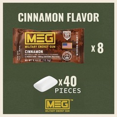 – Military Energy Gum | 100mg of Caffeine Per Piece + Increase Energy + Boost…