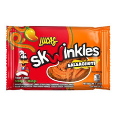 Lucas Skwinkles Salsagheti Mango 12ct Box Mexican Chili Candy