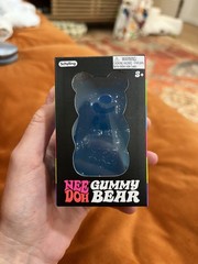 Needoh Gummy Bears BLUE NEW IN BOX – AUTHENTIC Schylling Nee Doh Rare