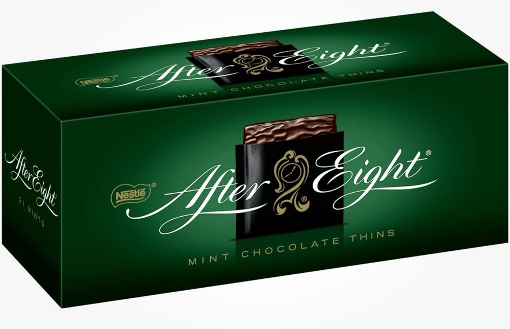 NESTLE AFTER EIGHT Mint Chocolate Thins Candy Sweets 200g 7oz 11/2026 Can Melt