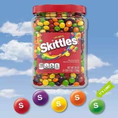 Skittles Original Chewy Candy Bulk Jar 54 oz