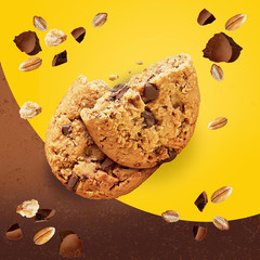 Belvita Soft Baked Oats & Chocolate Breakfast Biscuits, Chewy Bars, 6 Boxes