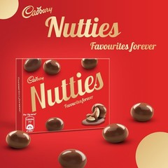 Cadbury Nutties Chocolate 30 gm Pack of 3 Free Ship