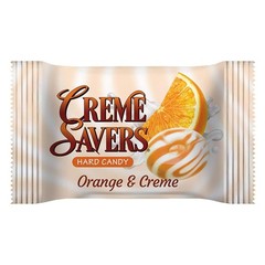Reformulated Creme Savers Orange and Cream Candy – 20 Calories/Piece, 3oz