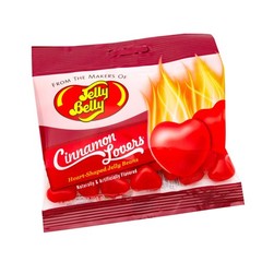 Jelly Belly CINNAMON LOVERS Heart Shaped Jelly Beans Candy LOT of 3 Gluten Free