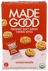 (Pack of 12) Madegood Cookie Mini Snickerdoodle Natural Hard & Soft Bake 4.25 Oz