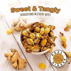 Ginger Flavor, Individually Wrapped, Bulk & Delicious Hard Candy (5 Pounds) Sale