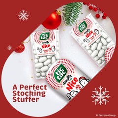 Tic Tac Naughty or Nice Candy Cane Mints Hard Peppermint Mints 4 pack