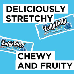 40x Pieces Laffy Taffy Blue Raspberry Taffy Candy Pieces No Artificial Flavors!
