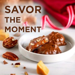 Delicious Milk Chocolate Covered Pecans & Caramel, 16.1 Oz Russell Stover Bag
