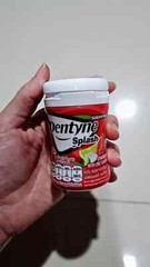 6 Pack Strawberry Lime/Hypermint Dentyne Splash Sugar-Free Chewing Gum 28 Pills