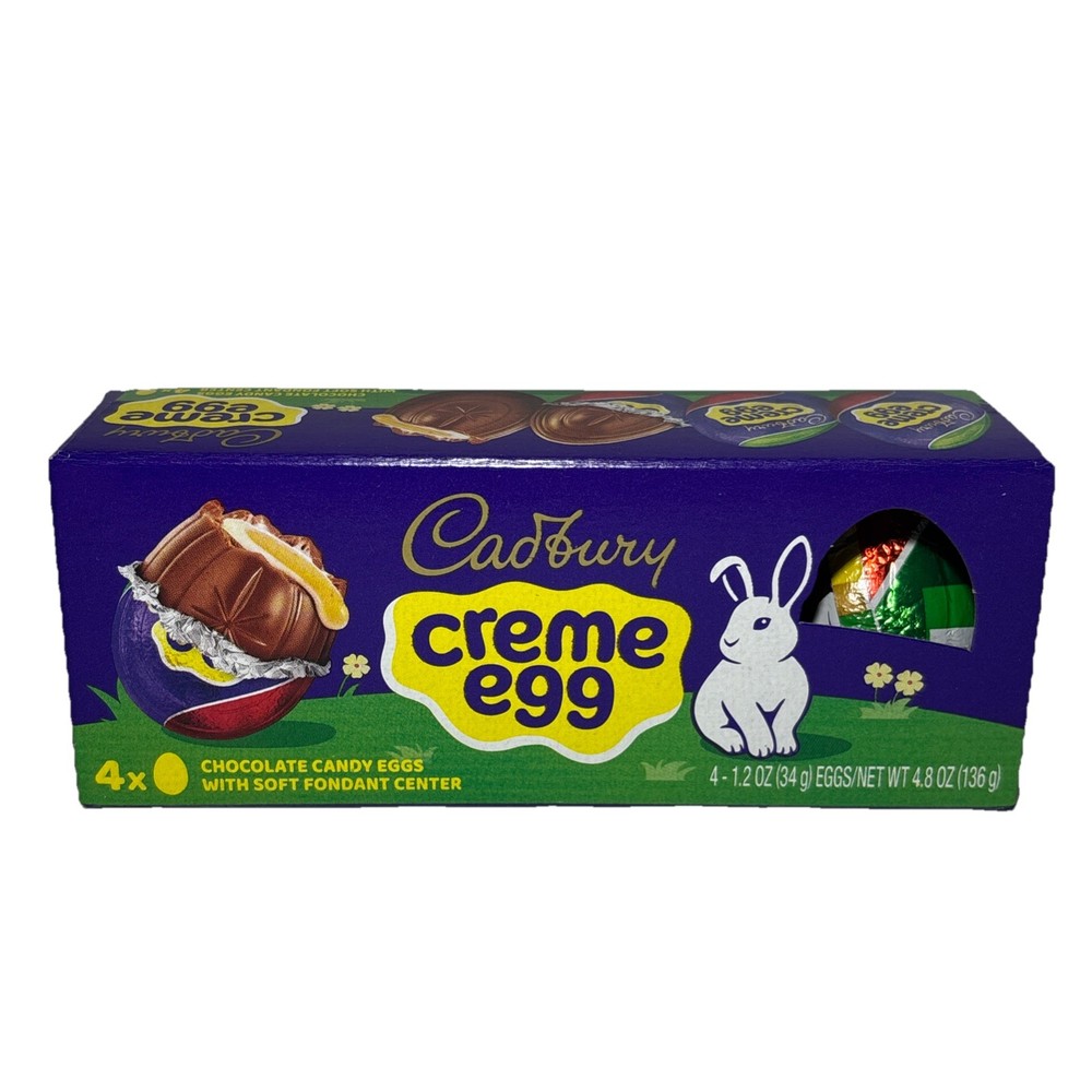 Cadbury NEW Chocolate Creme Eggs With Soft Fondant Center—4.8oz