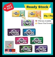 Eclipse Sugar-Free Mints Tins 30 – 35 g | 8 – Tin Bulk Pack | Choose Flavour