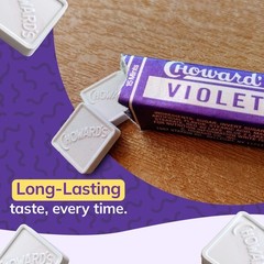 Choward’s Violet Mints Candy | Bold Aromatic Flavor | Perfect for Snacks in