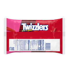 TWIZZLERS PULL ‘N’ PEEL Cherry Flavored Licorice Style, Low Fat Candy Big Bag