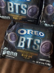 3 BOXES – BTS Oreo Limited Edition Brown Sugar Pancake Sandwich Cookies 10.68 oz
