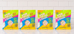 Trader Joe’s Sour Confetti Chews Soft Chewy Gummy Candy Candies 5.3oz ea 4 Pack