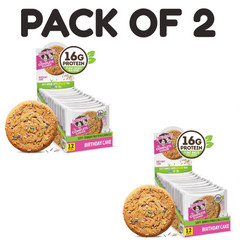Lenny & Larry’s The Cookie® – Birthday Cake – 4 oz – 12 Count – Pack of 2