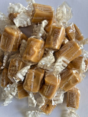 French Vanilla Butter Caramel Candy in a Collectible Paris Eiffel Tower Tin Box