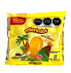 2Pk-Vero Rellerindos Mango Enchilado/Chilli-Filled Mango Caramel Candy 330g/12oz