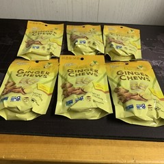 6x Prince of Peace LEMON Ginger Chews – 2 Oz 14 Pieces Each (84 Total)