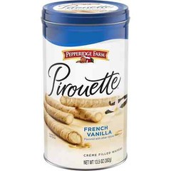 Pepperidge Farm Pirouette Cookies, French Vanilla Cra�me Filled Wafers, 13.5 oz.