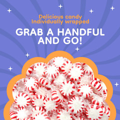 Starlight Peppermint Mints | 2 Pound Bag – Approx. 150 Count | Old Fashioned Har