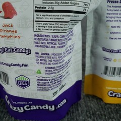 Andersen’s Crazy Candy Freeze Dried Peaches Smores Lot of 5 Exp: 8/26