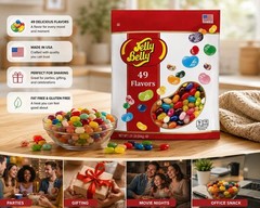 Jelly Belly 49 Assorted Flavors Jelly Beans Bulk Candy Gluten Free 1.31 LB Vegan