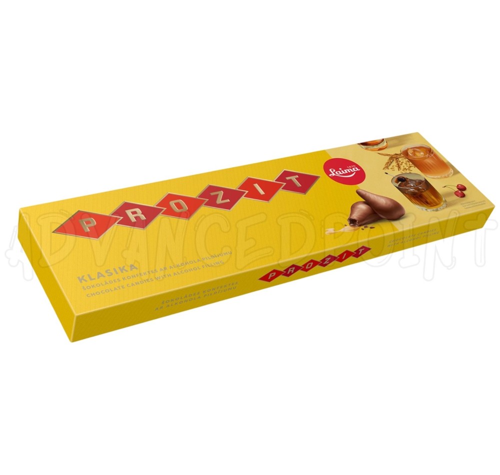 Laima Prozit Liquor Filled Chocolate Candies 6.35 oz 180g Assorted Liqueur
