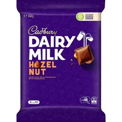 Cadbury Dairy Milk Hazelnut Large Chocolate Block 340g
