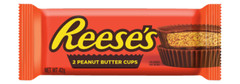 6 REESE’S Peanut Butter Cream Chocolate Cups Sweets 42g 1.48oz
