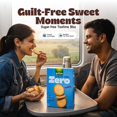 Gullon Sugar Free Maria Biscuits 400g 14.1 Ounce (Pack of 1), Beige