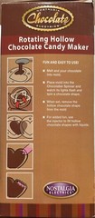 NEW Chocolate Rotating Hollow Candy Maker Fantastic Can Fill Candy with Cream et