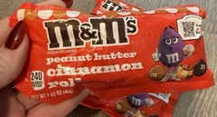 M&M’S CHOCOLATE CANDIES BAKERY COLLECTION PEANUT BUTTER CINNAMON ROLL 2.83 OZ X3