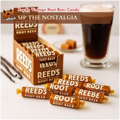 REED’S ROOT BEER HARD CANDY (Varied ROLLS)-SHIPS FREE