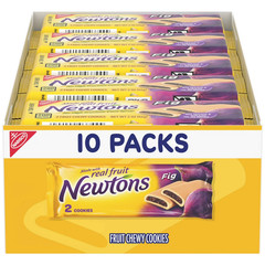 Newtons Fig Bars, Soft Fruit Chewy Cookies, 40 Snack Packs (2 Cookies per Pack,